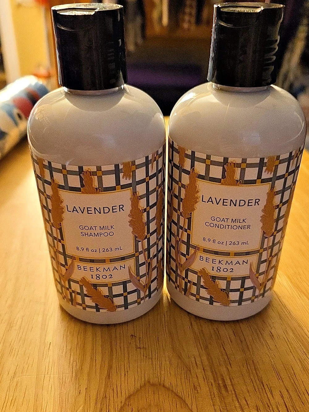 Beekman 1802 Lavender Goat Milk Shampoo and Conditioner Set
